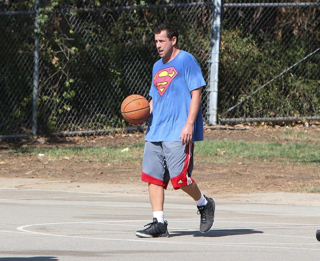 Celebrity Basketball - Adam Sandler