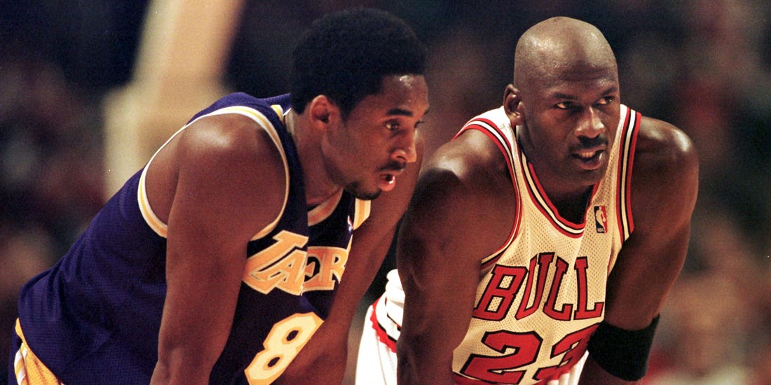 Kobe and MJ in TheLastDance